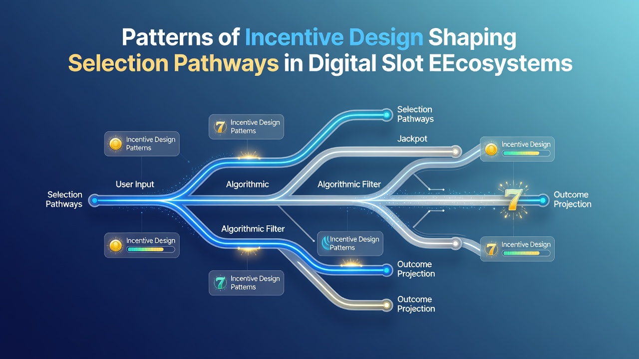 Analytics dashboard illustrating player navigation routes through incentive-tagged slot categories